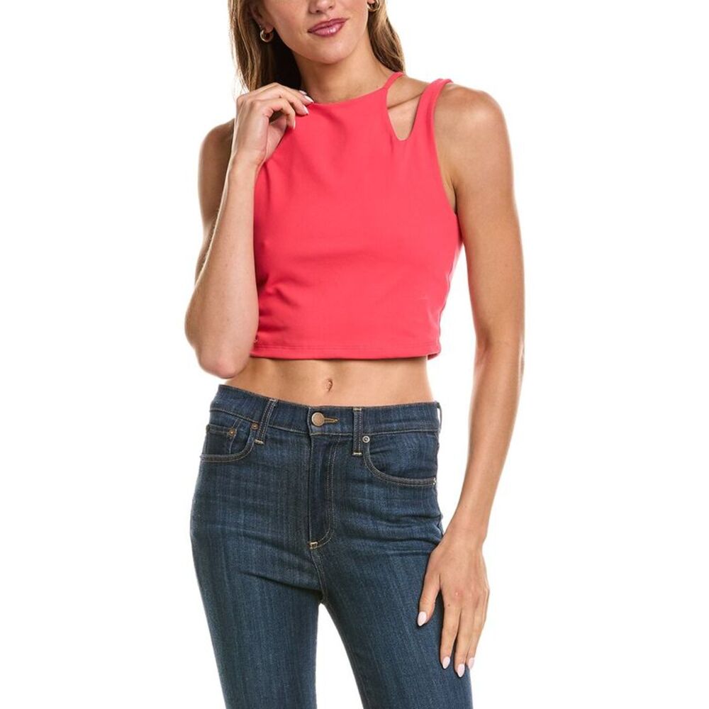 Susana Monaco Womens Double Strap Tank, Red